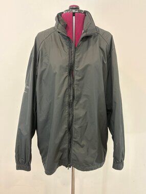 Nike Golf FitStorm Full Zip Windbreaker Men L Black/Charcoa Jacket